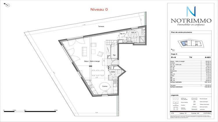 Ma-Cabane - Vente Appartement Lattes, 143 m²