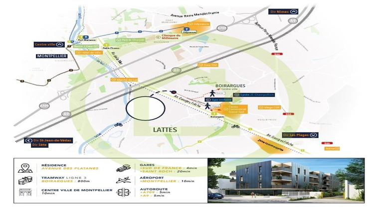 Ma-Cabane - Vente Appartement LATTES, 58 m²