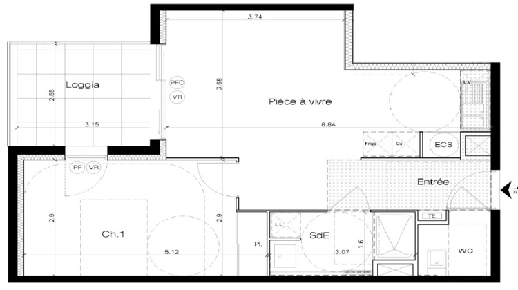 Ma-Cabane - Vente Appartement LATTES, 48 m²