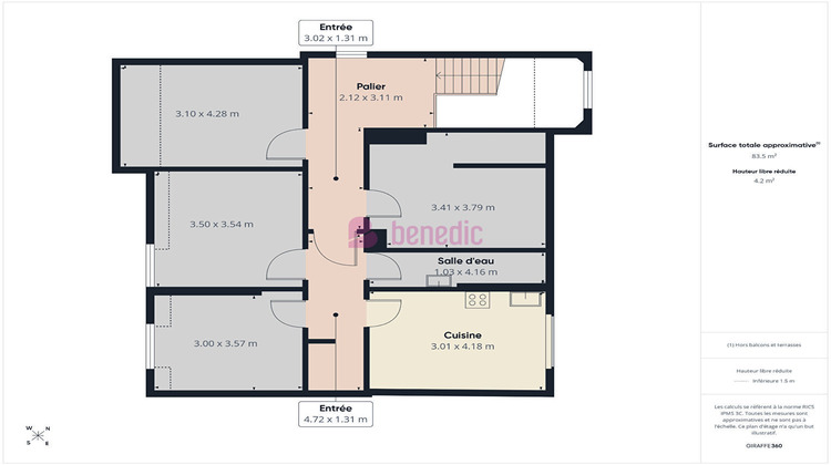 Ma-Cabane - Vente Appartement LE BAN-SAINT-MARTIN, 80 m²