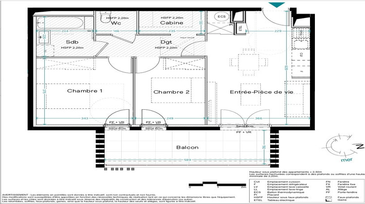 Ma-Cabane - Vente Appartement LE BARCARES, 58 m²