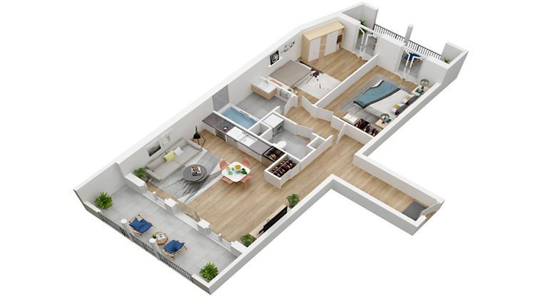 Ma-Cabane - Vente Appartement Le Blanc-Mesnil, 66 m²
