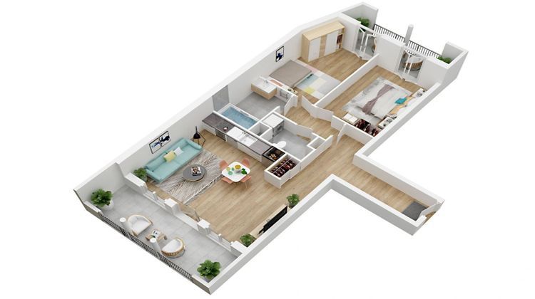 Ma-Cabane - Vente Appartement Le Blanc-Mesnil, 66 m²