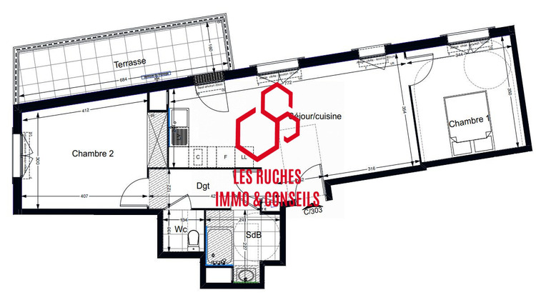 Ma-Cabane - Vente Appartement Le Blanc-Mesnil, 63 m²