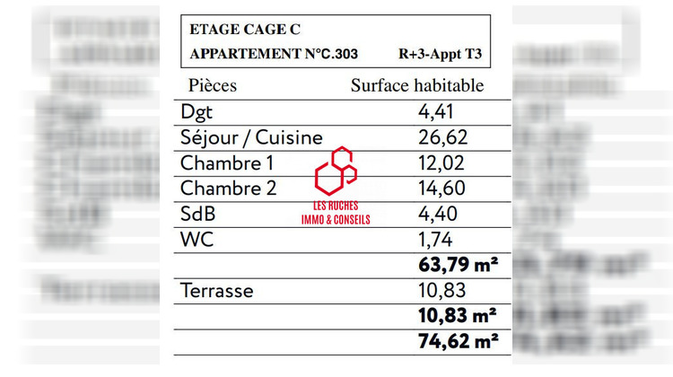 Ma-Cabane - Vente Appartement Le Blanc-Mesnil, 63 m²