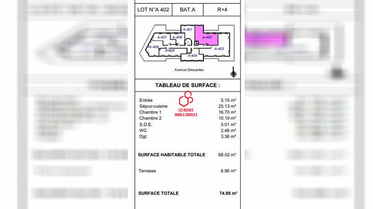 Ma-Cabane - Vente Appartement Le Blanc-Mesnil, 68 m²