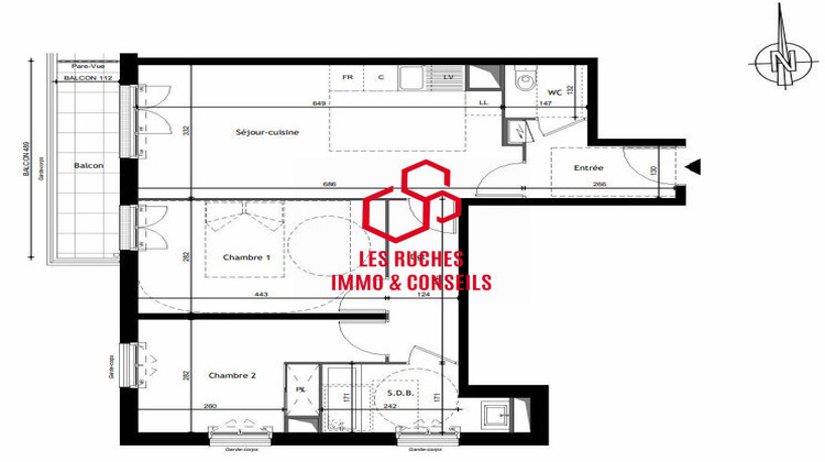 Ma-Cabane - Vente Appartement Le Blanc-Mesnil, 60 m²