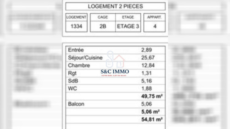 Ma-Cabane - Vente Appartement Le Blanc-Mesnil, 49 m²