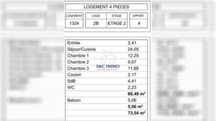 Ma-Cabane - Vente Appartement Le Blanc-Mesnil, 68 m²