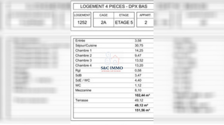 Ma-Cabane - Vente Appartement Le Blanc-Mesnil, 102 m²