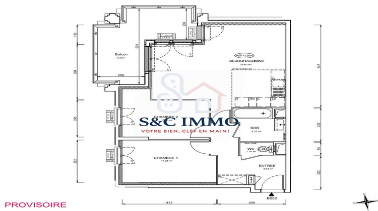 Ma-Cabane - Vente Appartement Le Blanc-Mesnil, 64 m²