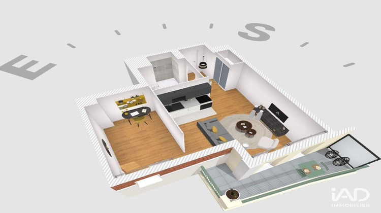 Ma-Cabane - Vente Appartement Le Blanc-Mesnil, 40 m²