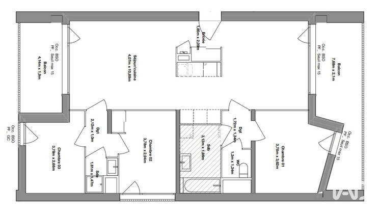 Ma-Cabane - Vente Appartement Le Bourget-du-Lac, 90 m²