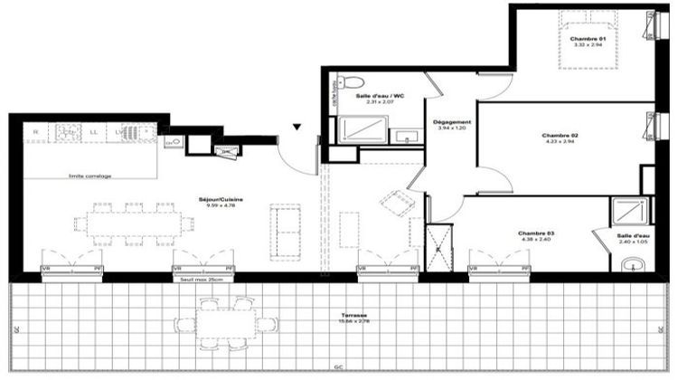 Ma-Cabane - Vente Appartement Le Bouscat, 85 m²