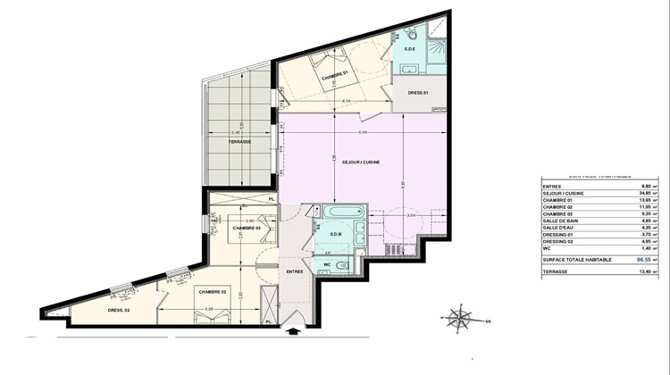 Ma-Cabane - Vente Appartement LE CANNET, 95 m²