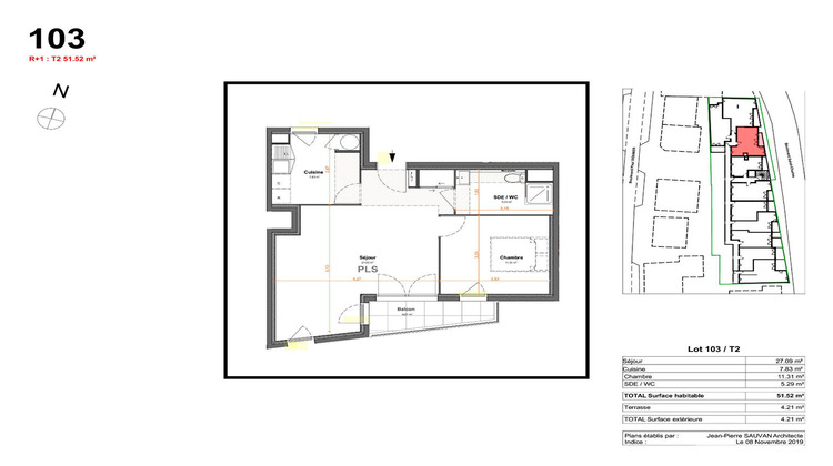 Ma-Cabane - Vente Appartement LE CANNET, 51 m²