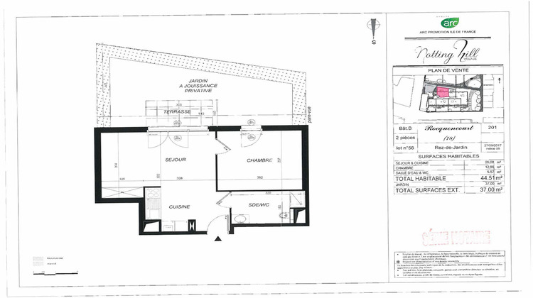 Ma-Cabane - Vente Appartement LE CHESNAY, 44 m²