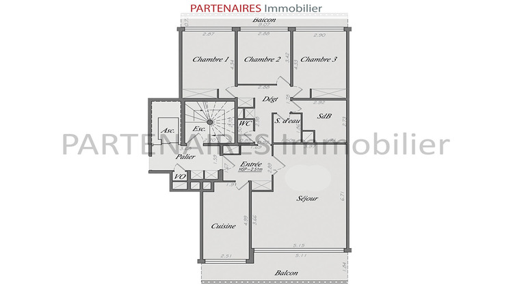 Ma-Cabane - Vente Appartement LE CHESNAY, 101 m²