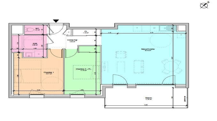 Ma-Cabane - Vente Appartement Le Cheylas, 72 m²