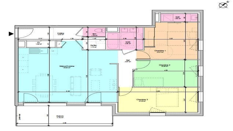 Ma-Cabane - Vente Appartement Le Cheylas, 88 m²
