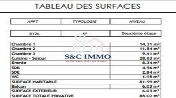 Ma-Cabane - Vente Appartement Le Coudray-Montceaux, 81 m²