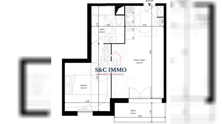 Ma-Cabane - Vente Appartement Le Coudray-Montceaux, 42 m²