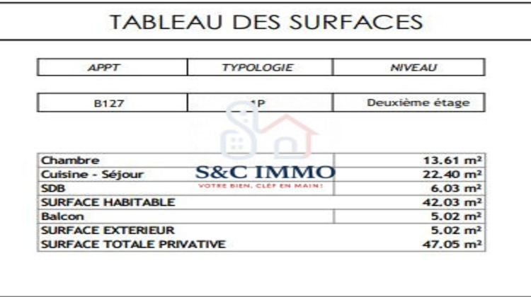 Ma-Cabane - Vente Appartement Le Coudray-Montceaux, 42 m²