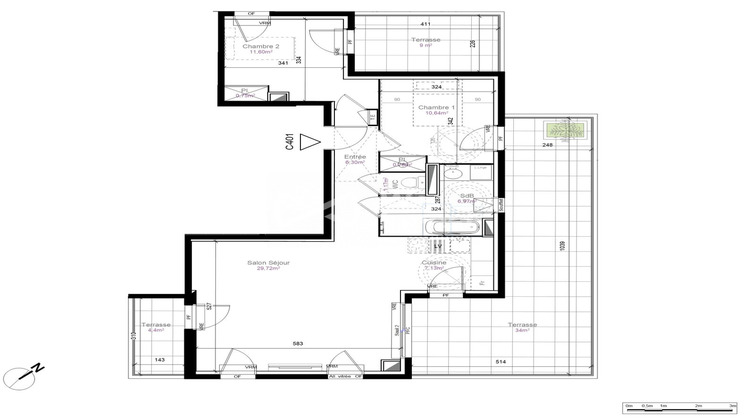 Ma-Cabane - Vente Appartement Le Crès, 75 m²