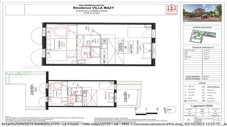 Ma-Cabane - Vente Appartement LE CROISIC, 44 m²