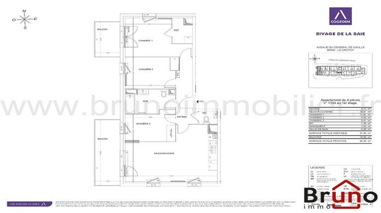 Ma-Cabane - Vente Appartement LE CROTOY, 81 m²