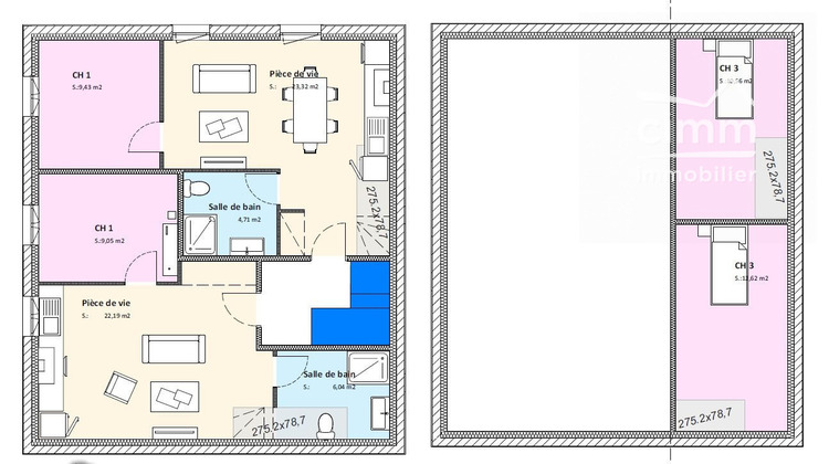 Ma-Cabane - Vente Appartement Le Grand-Lemps, 50 m²