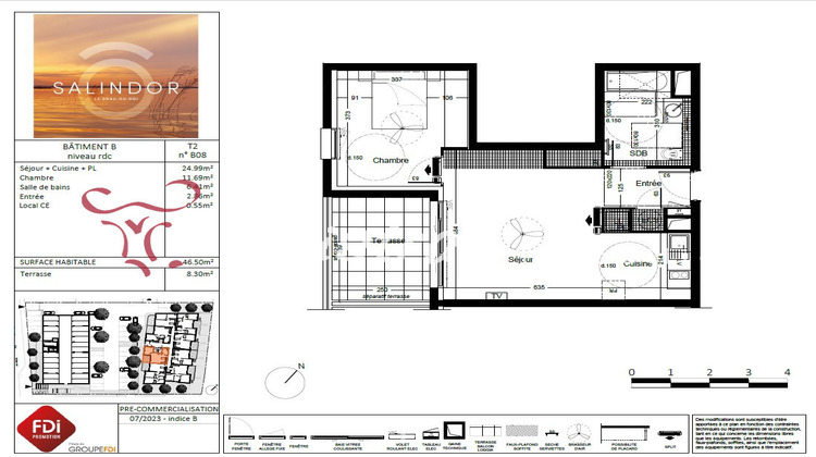 Ma-Cabane - Vente Appartement Le Grau-du-Roi, 46 m²