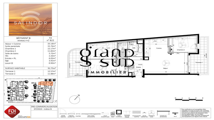 Ma-Cabane - Vente Appartement LE GRAU-DU-ROI, 91 m²