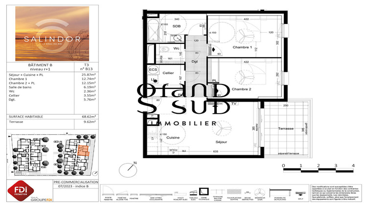 Ma-Cabane - Vente Appartement LE GRAU-DU-ROI, 68 m²