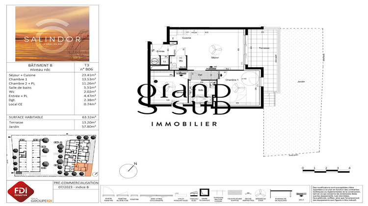 Ma-Cabane - Vente Appartement LE GRAU-DU-ROI, 63 m²