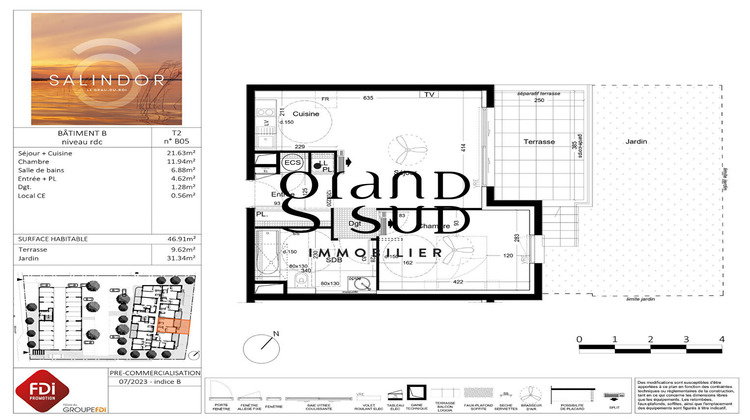 Ma-Cabane - Vente Appartement LE GRAU-DU-ROI, 46 m²