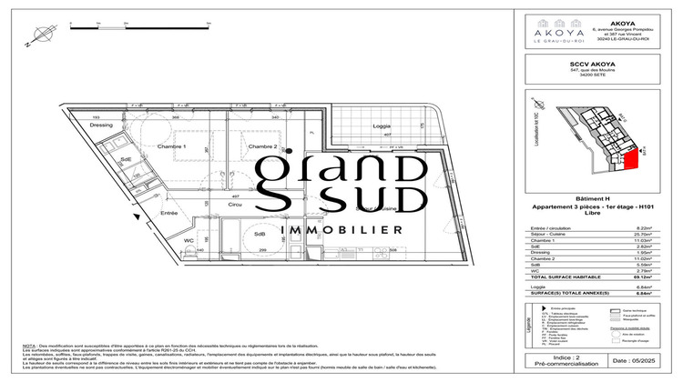 Ma-Cabane - Vente Appartement LE GRAU-DU-ROI, 69 m²