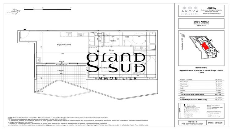 Ma-Cabane - Vente Appartement LE GRAU-DU-ROI, 65 m²