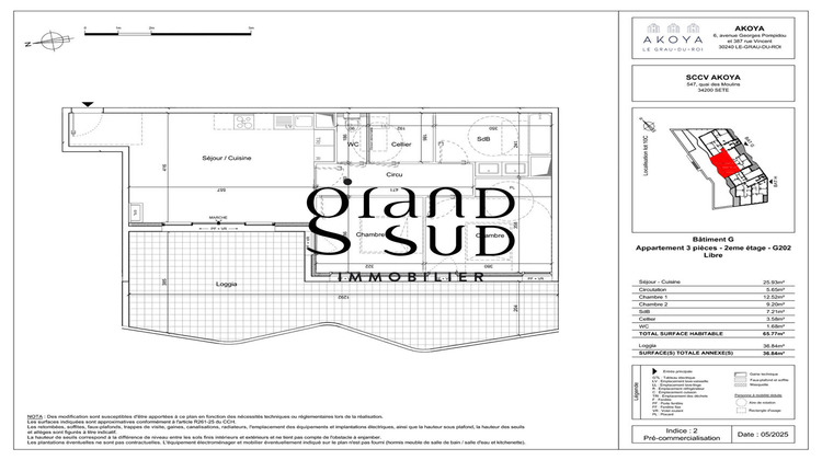 Ma-Cabane - Vente Appartement LE GRAU-DU-ROI, 65 m²