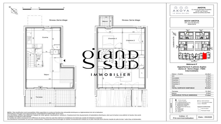 Ma-Cabane - Vente Appartement LE GRAU-DU-ROI, 83 m²