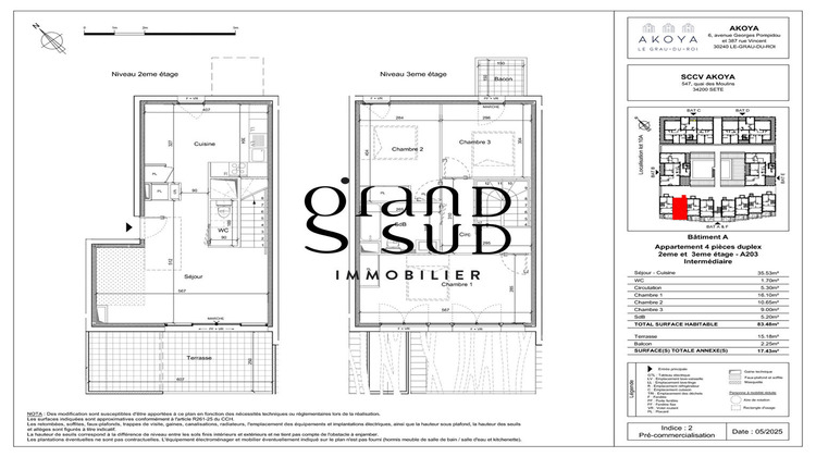 Ma-Cabane - Vente Appartement LE GRAU-DU-ROI, 83 m²