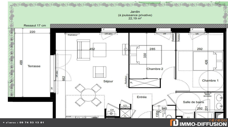 Ma-Cabane - Vente Appartement LE HAILLAN, 65 m²