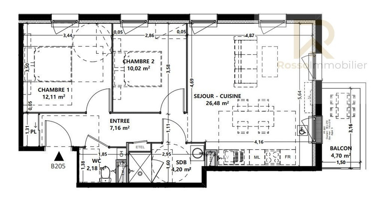 Ma-Cabane - Vente Appartement LE HAVRE, 62 m²