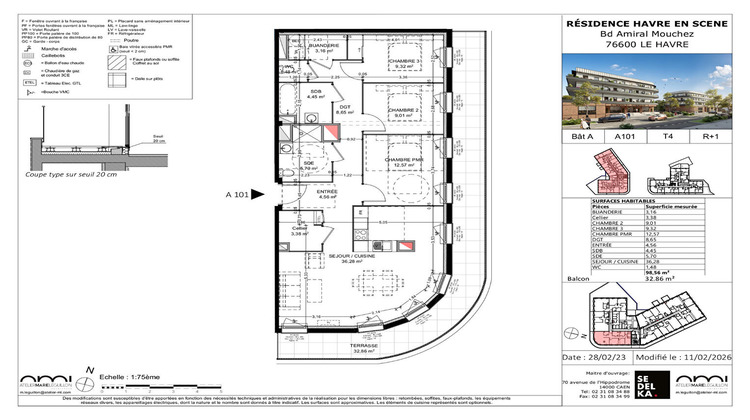 Ma-Cabane - Vente Appartement LE HAVRE, 98 m²