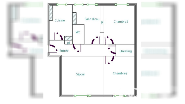 Ma-Cabane - Vente Appartement Le Kremlin-Bicêtre, 58 m²