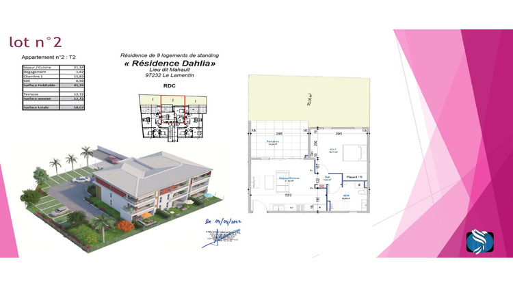 Ma-Cabane - Vente Appartement Le Lamentin, 45 m²