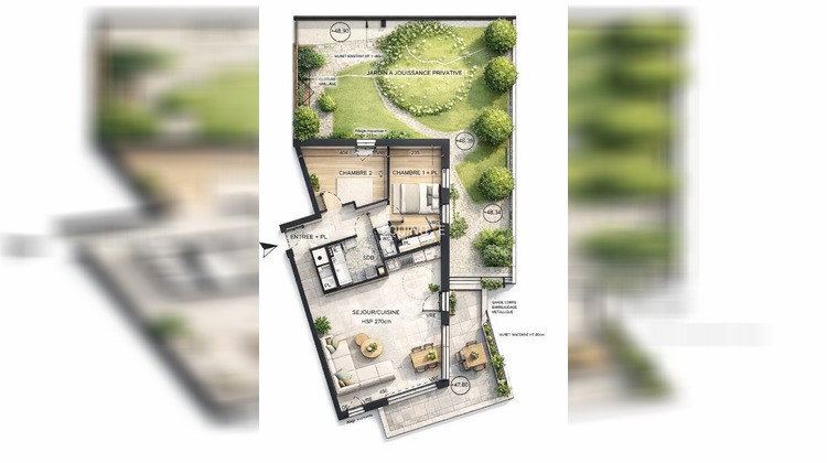 Ma-Cabane - Vente Appartement Le Loroux-Bottereau, 65 m²