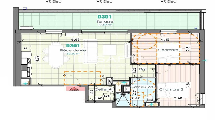 Ma-Cabane - Vente Appartement Le Loroux-Bottereau, 61 m²