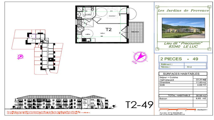 Ma-Cabane - Vente Appartement Le Luc, 38 m²