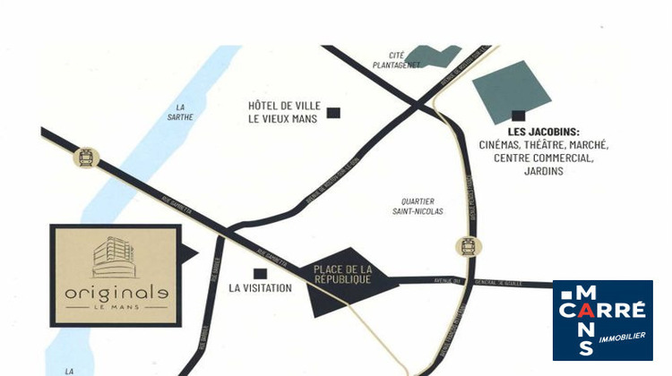 Ma-Cabane - Vente Appartement Le Mans, 52 m²